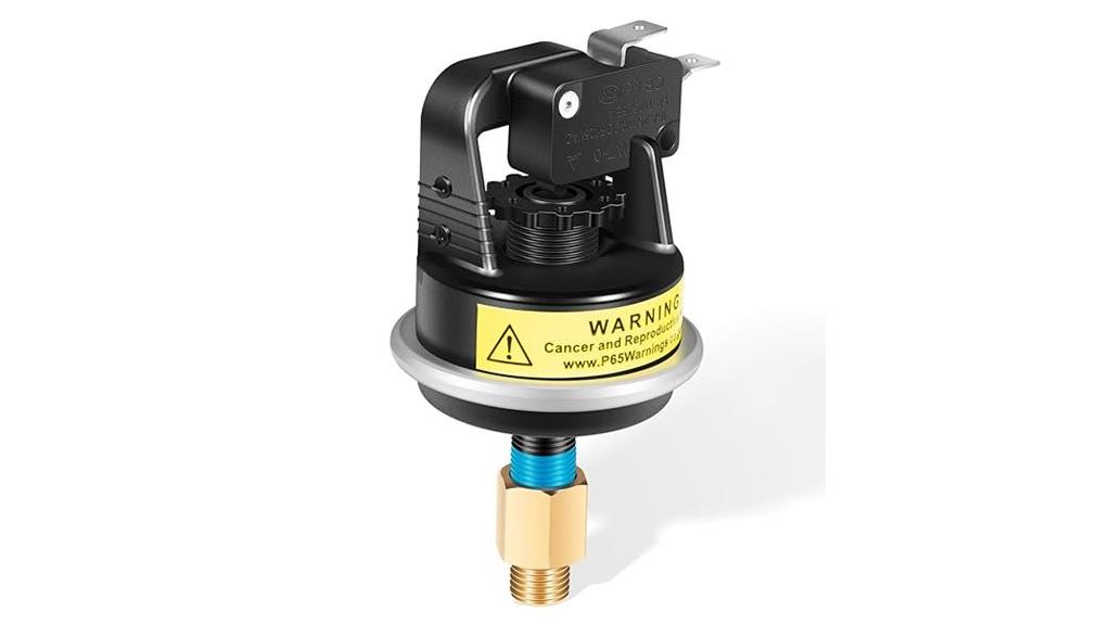 pool heater pressure switch