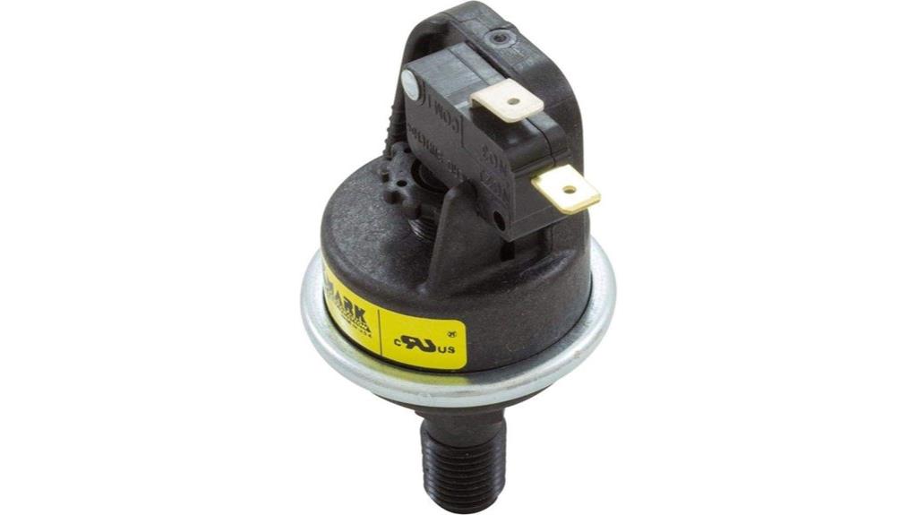 pool heater pressure switch