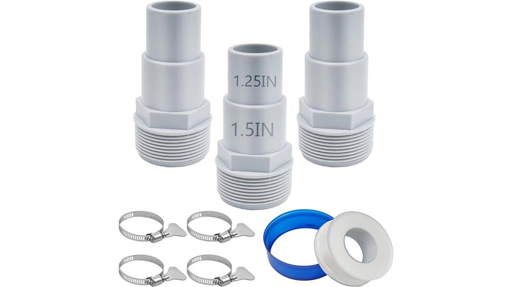 pool hose adapter pack