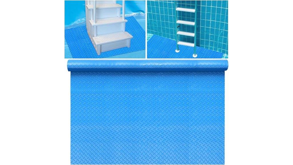 pool ladder safety mat