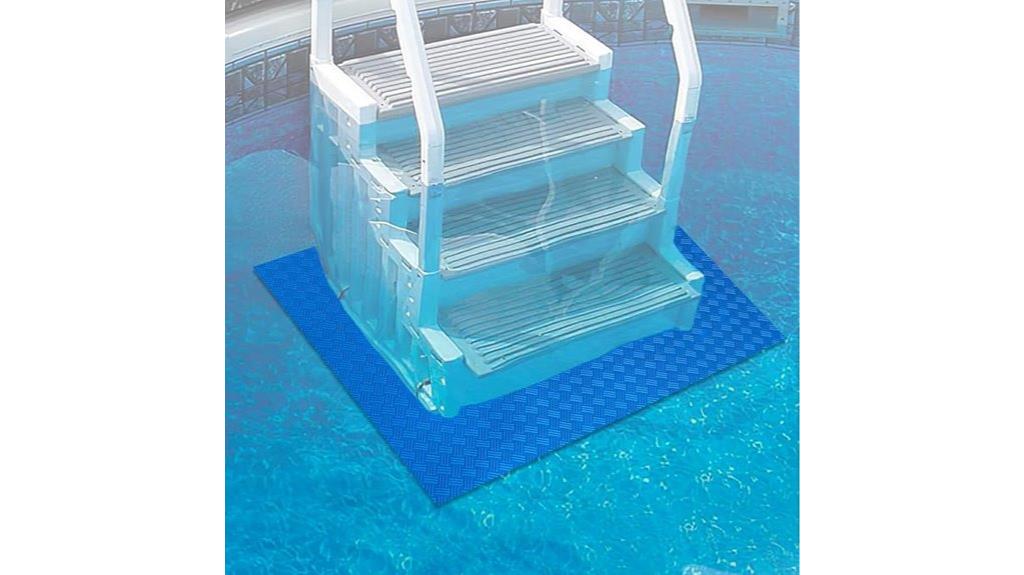 pool ladder step mat
