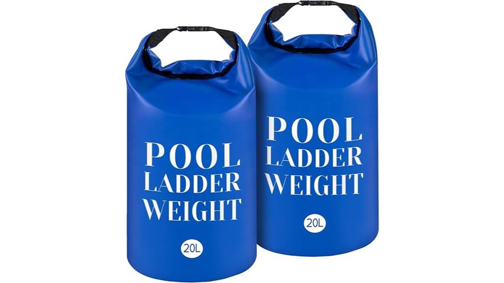 pool ladder weight set