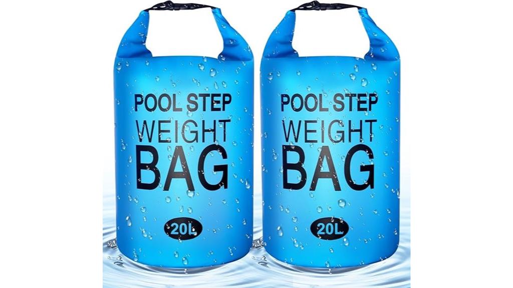 pool ladder weight set