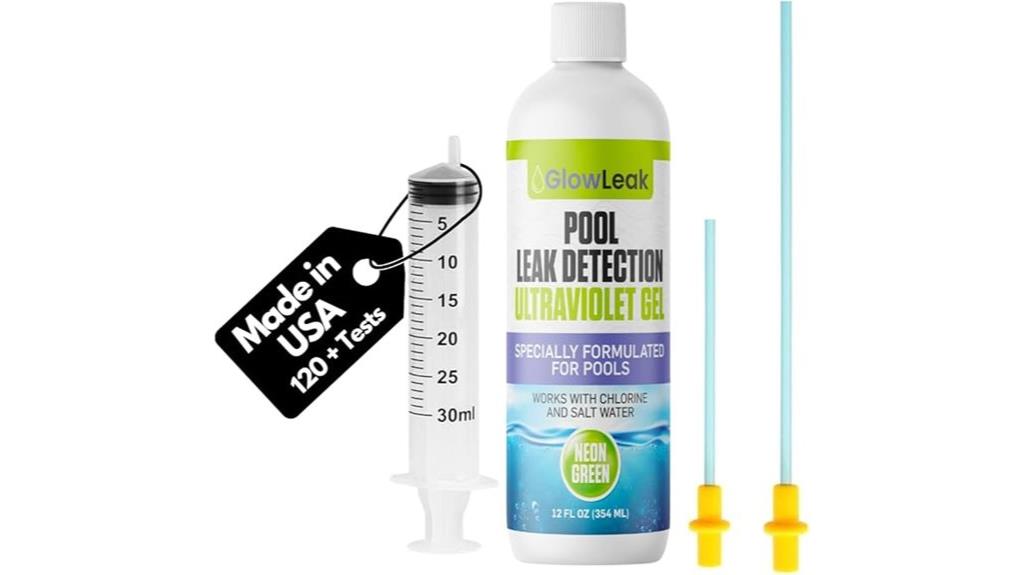 pool leak detection dye