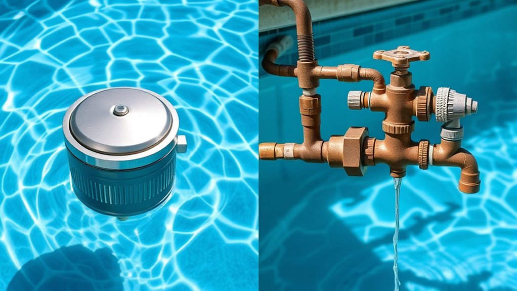 pool levelers versus manual fills