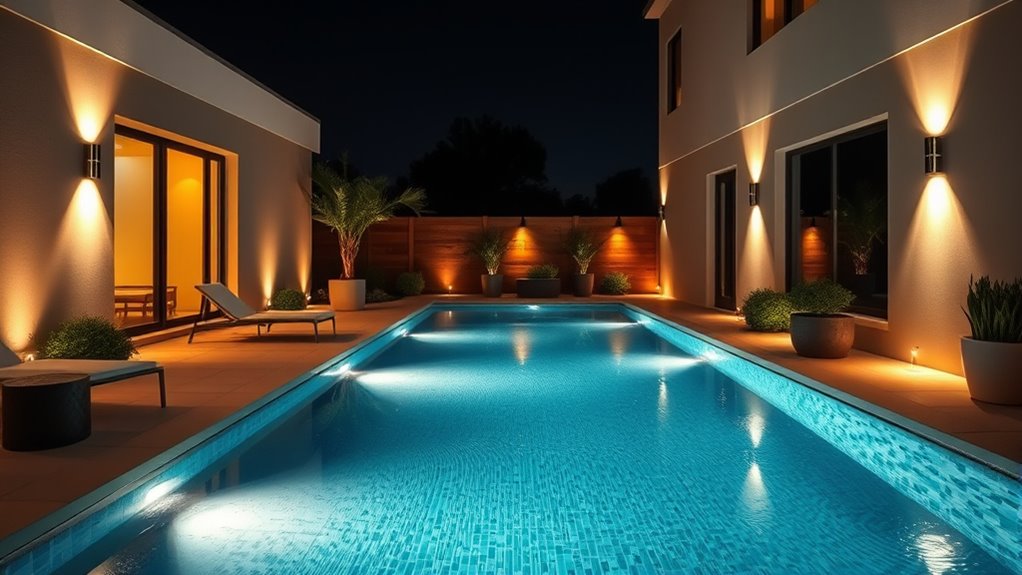 pool lighting and safety accessories