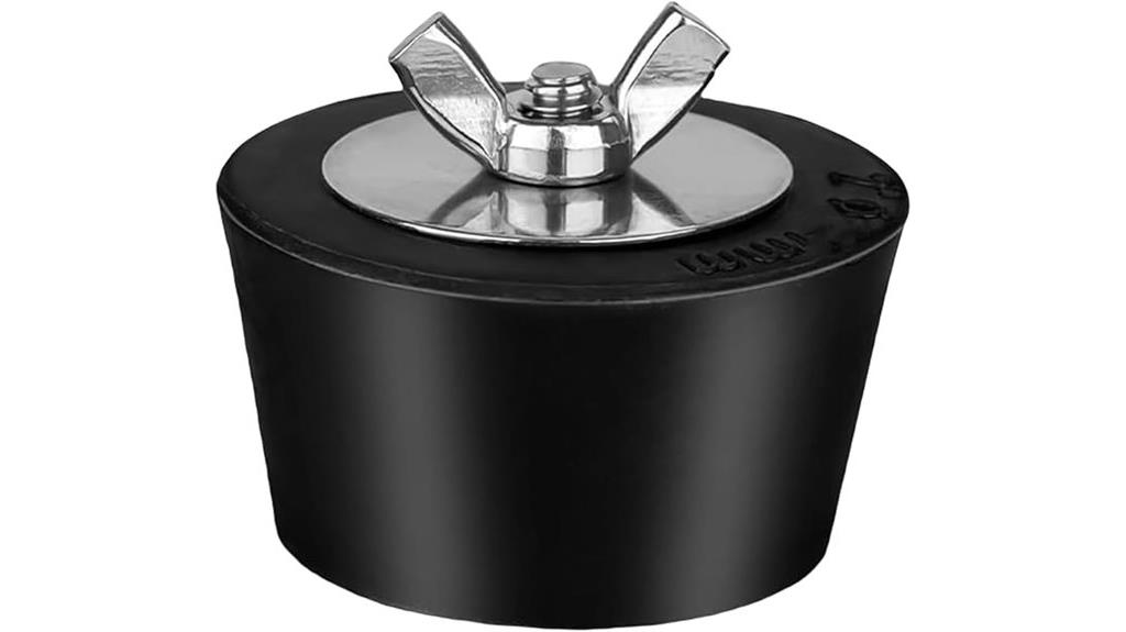 pool plug with stainless screw