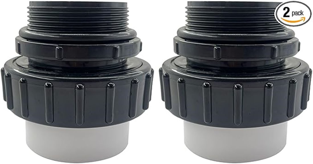 pool pump union set