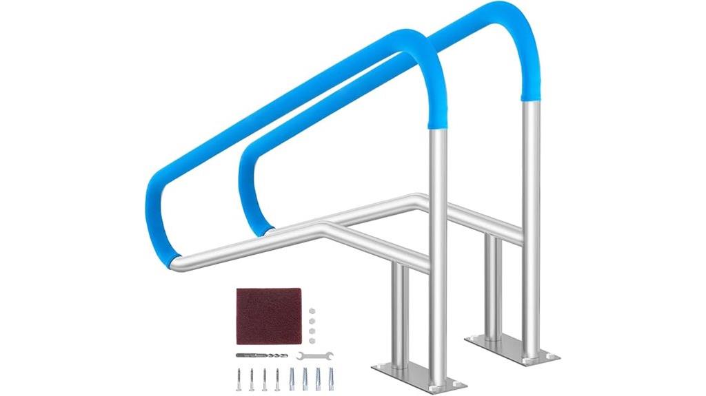 pool railing 2 pieces