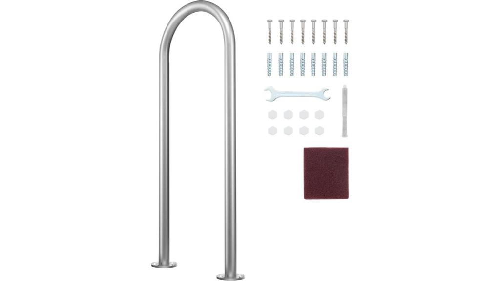 pool railing with base