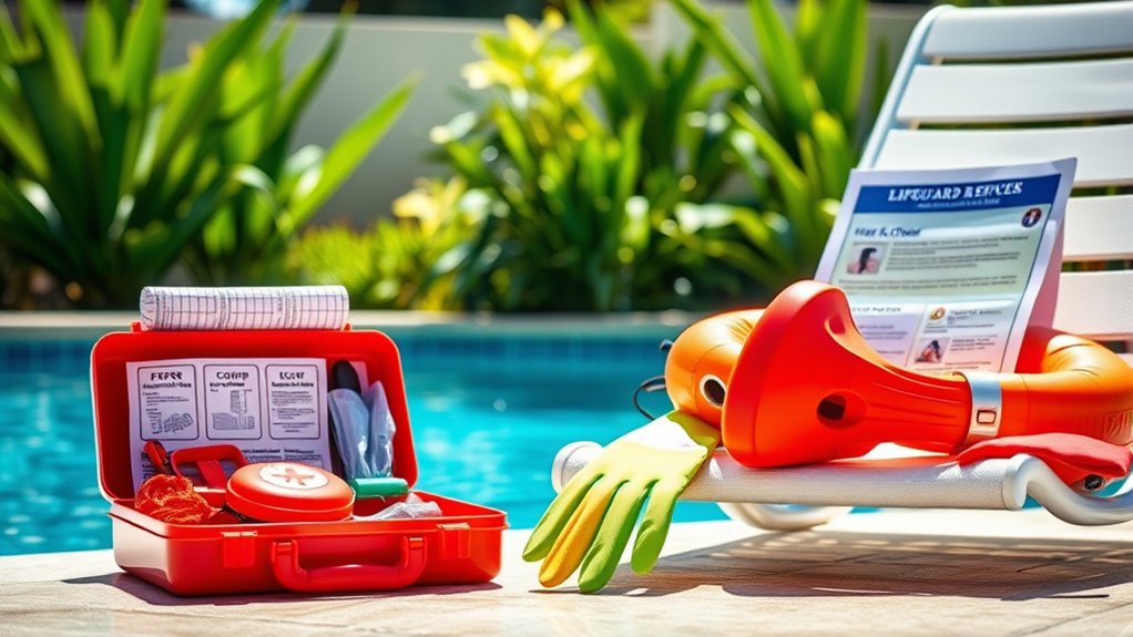 pool safety and emergency training