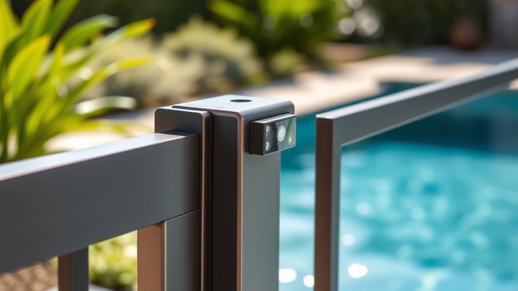 pool safety door alarms