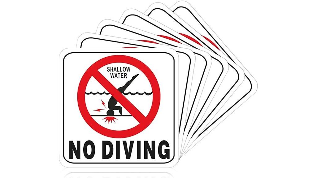 pool safety markers