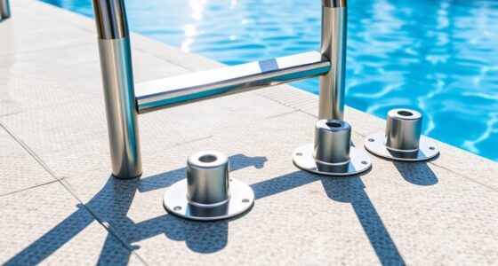 pool safety step anchors