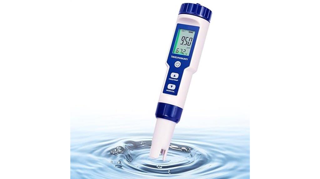 pool salinity ph meter