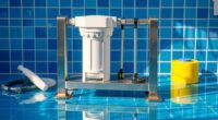 pool salt cell cleaning stands