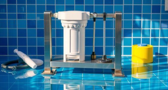pool salt cell cleaning stands
