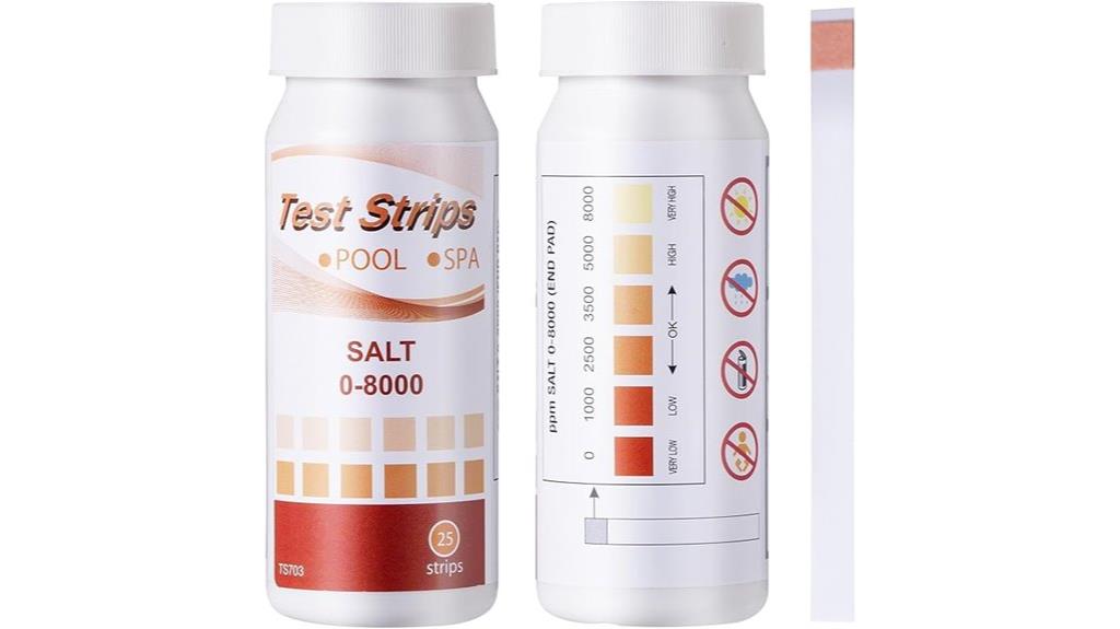 pool salt level testing