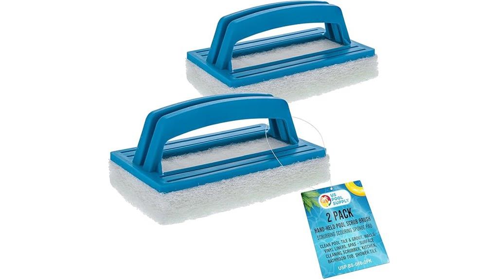 pool scrub brush set