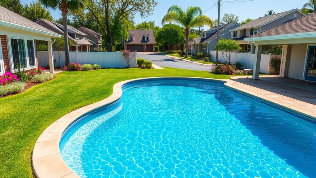 pool size and placement