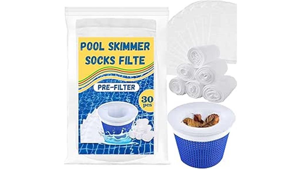 pool skimmer sock set