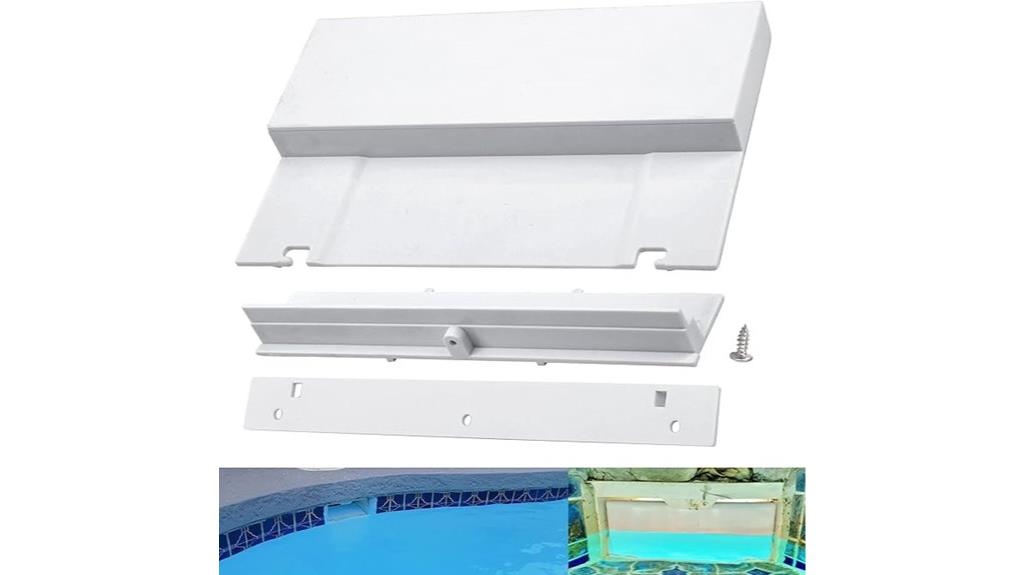pool skimmer weir door
