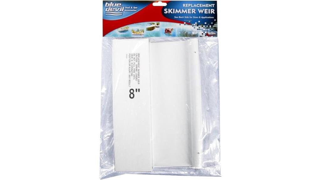 pool skimmer weir replacement