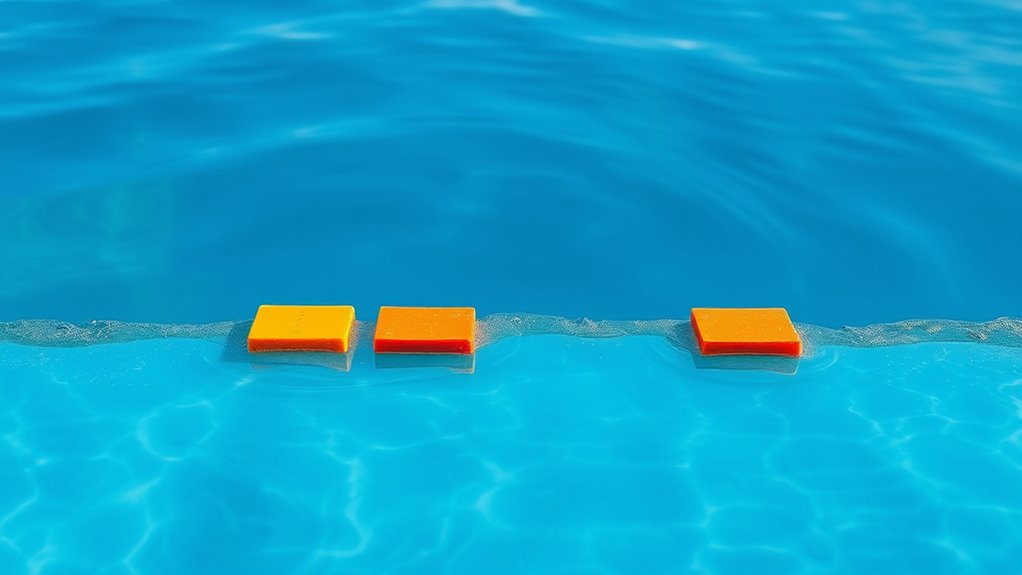 pool surface residue buildup