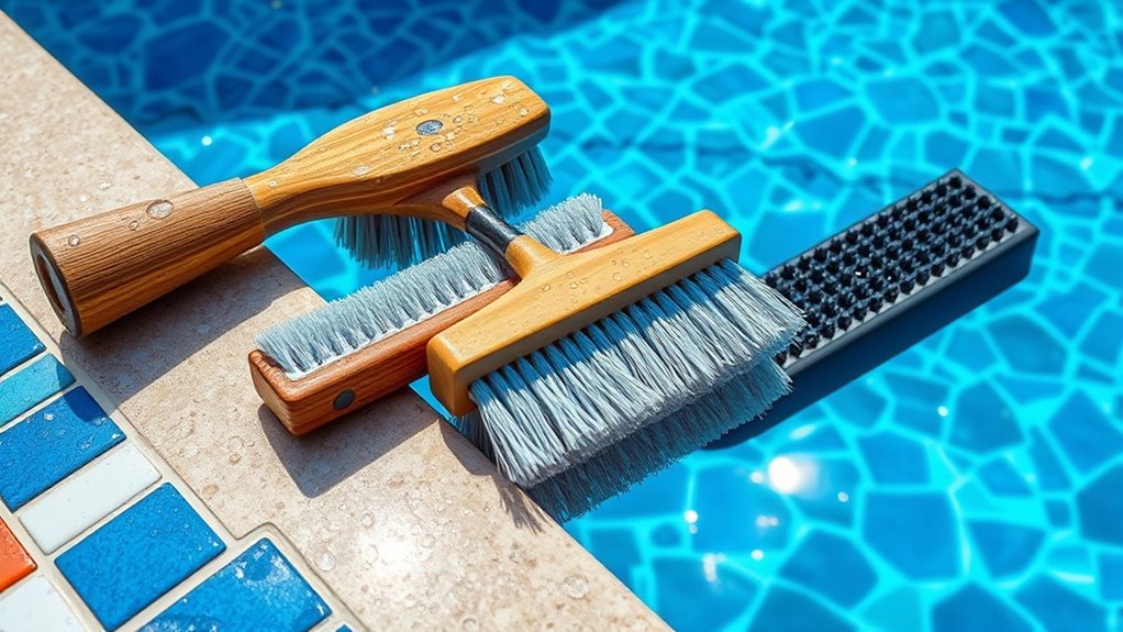 pool tile brush selection