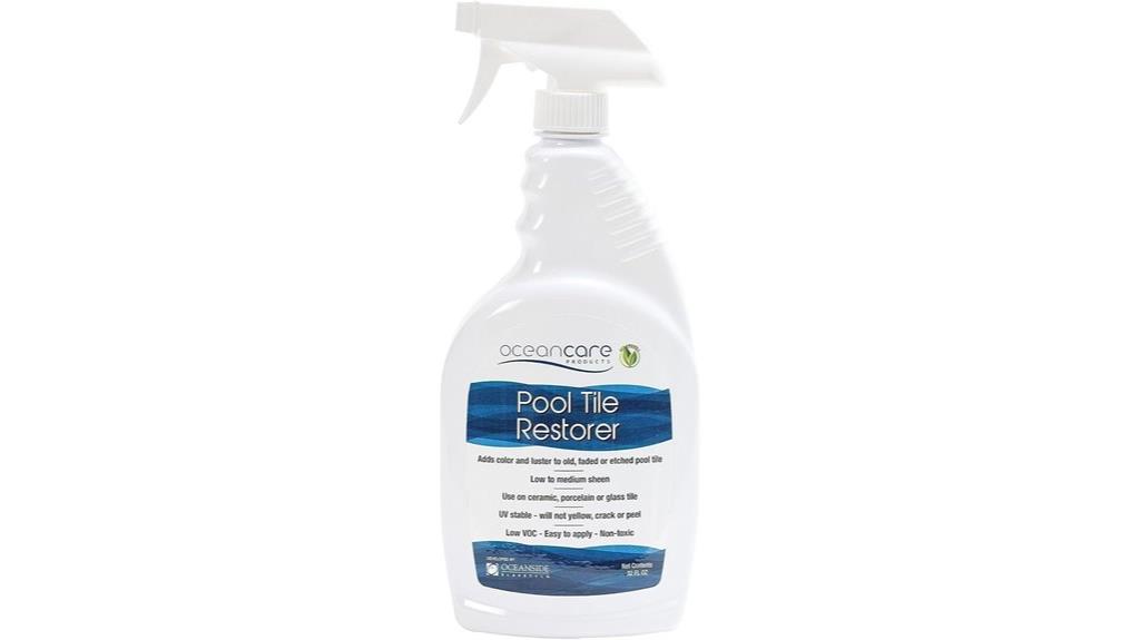 pool tile restorer spray