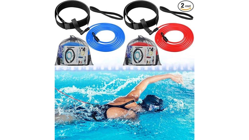 pool training swim tether
