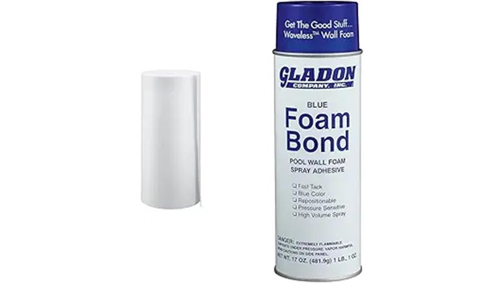 pool wall foam adhesive