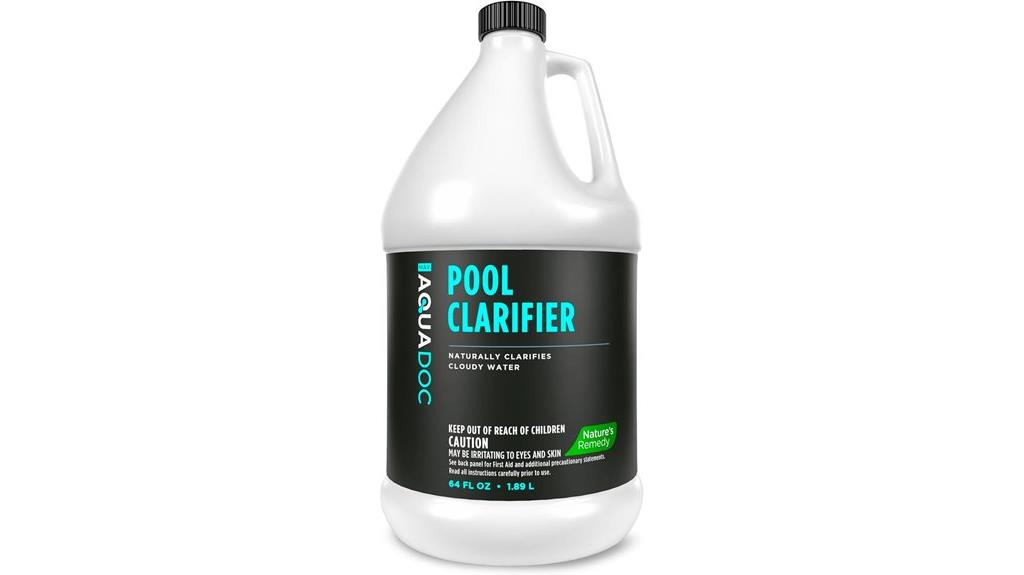 pool water clarifier bottle