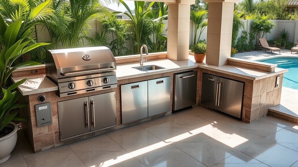poolside cooking budget planning