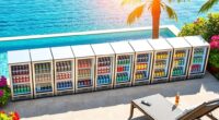 poolside drink chillers
