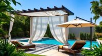 poolside shade options