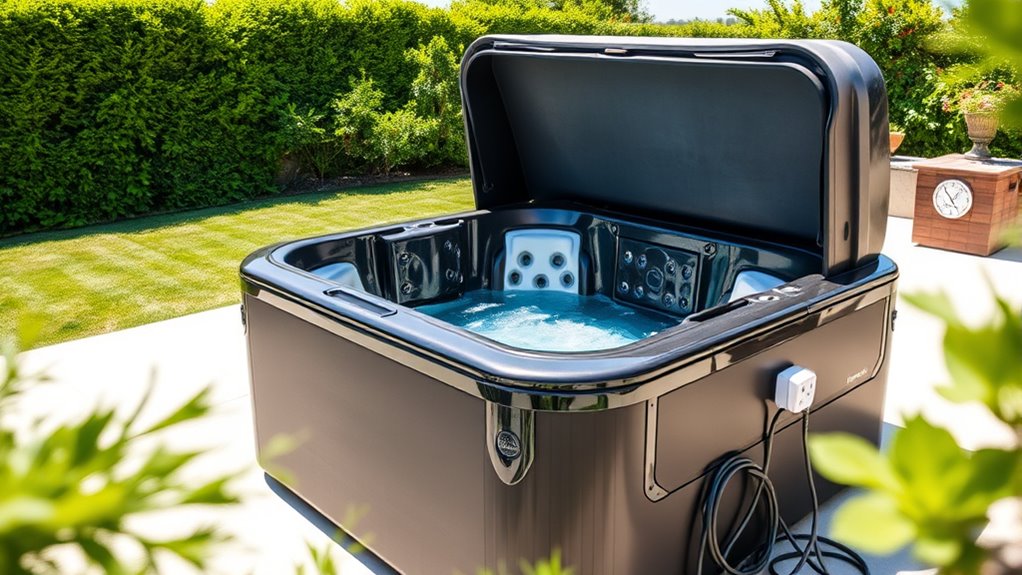 portable 110v hot tubs