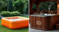 portable versus permanent spas