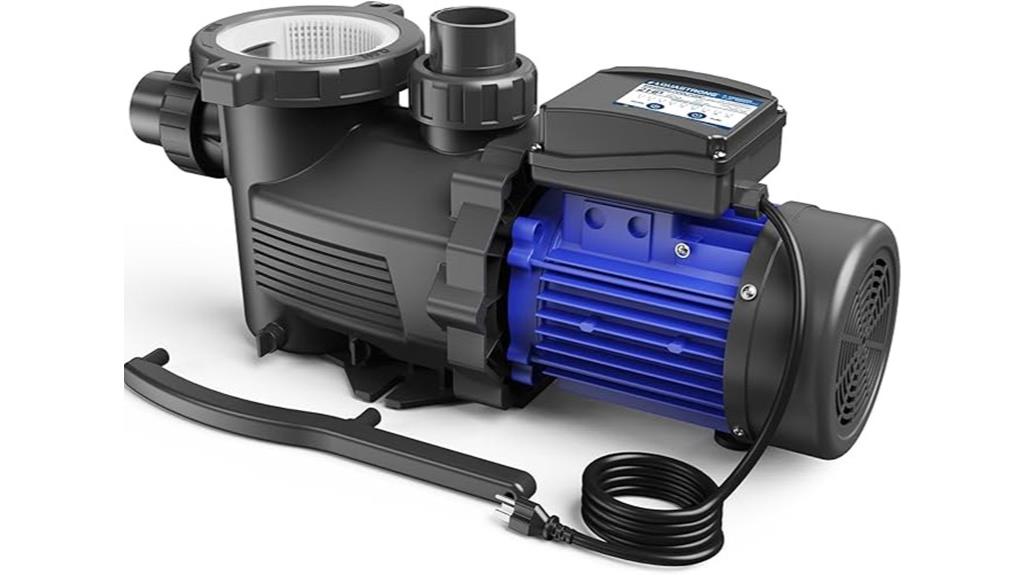 powerful pool pump with timer