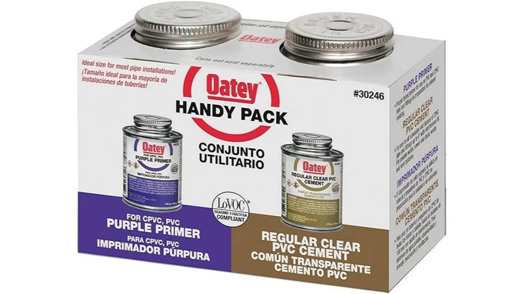 pvc cement and primer kit