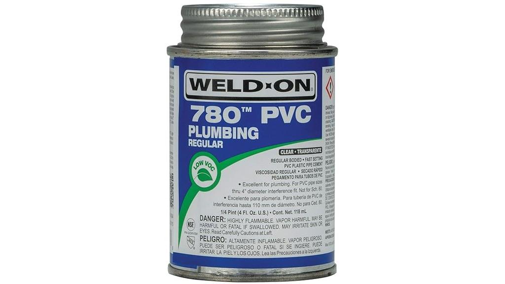 pvc solvent cement for plumbing