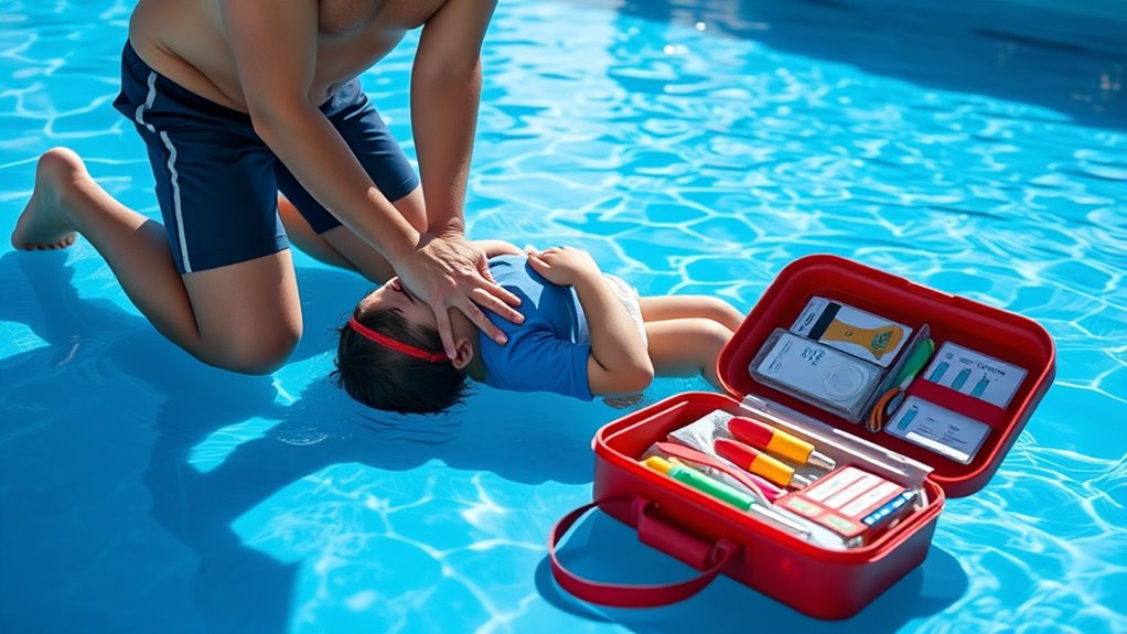 recognize pool emergency signs