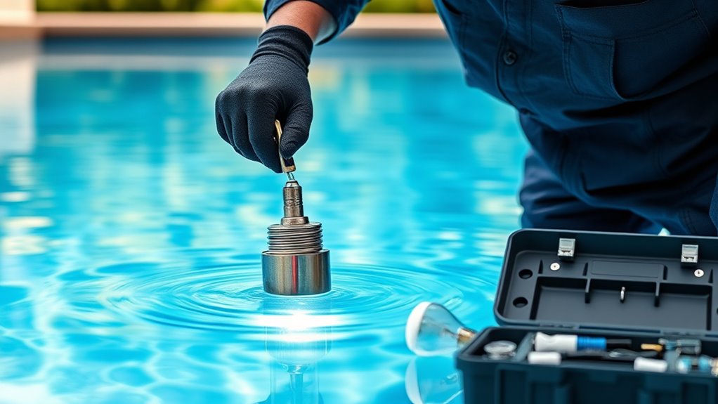 regular pool light maintenance