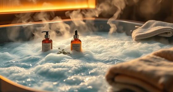 relaxing hot tub aromatherapy