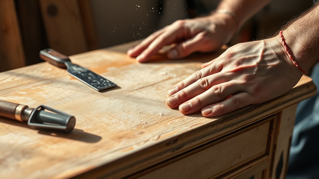 remove old finish thoroughly