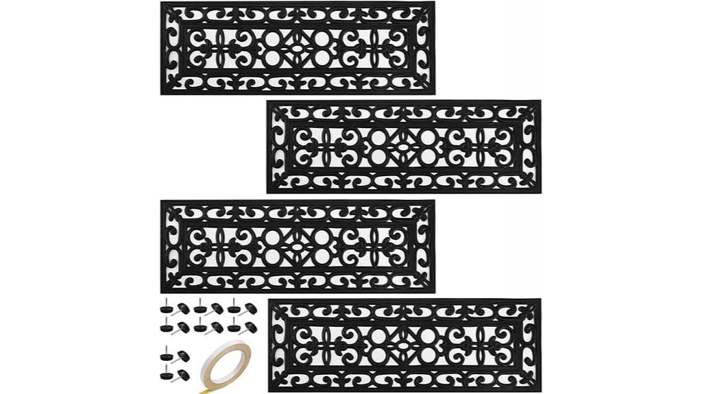 rubber stair tread pack