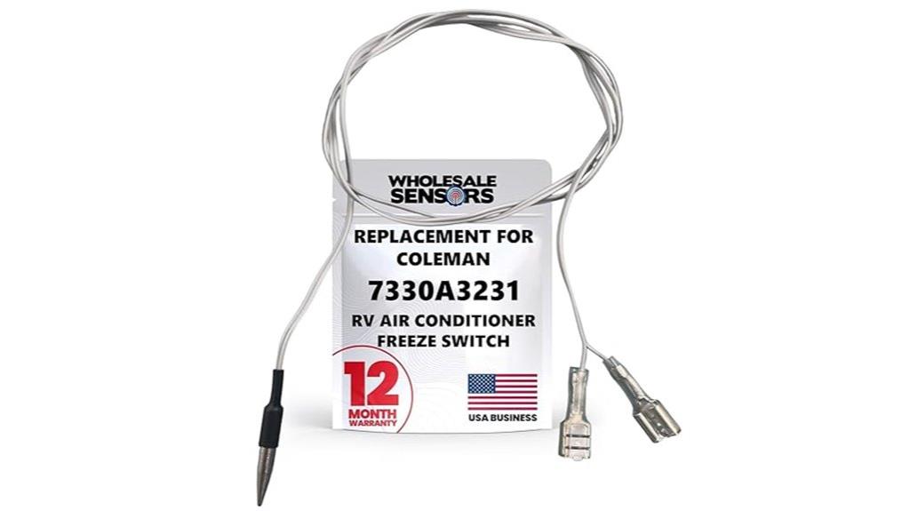 rv coleman ac freeze switch