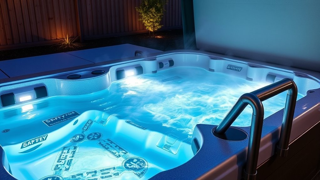 safe hot tub use