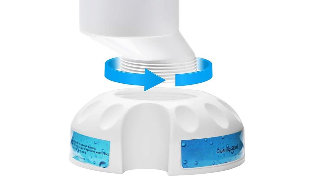 salt cell cleaning stand