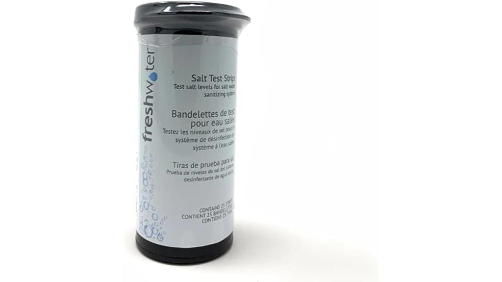 salt water spa test strips